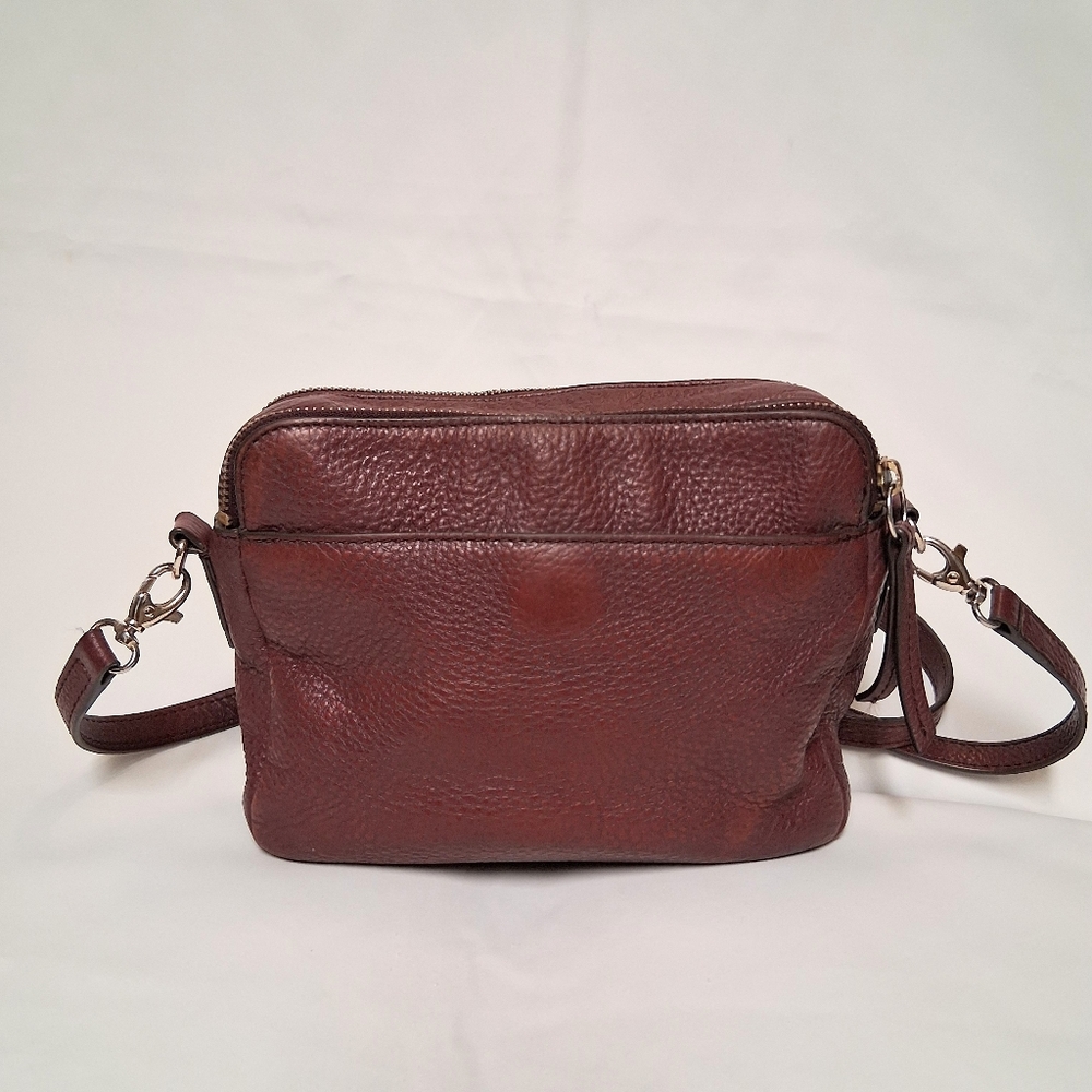 Fossil Brown Leather Crossbody Bag - Picture 2 of 10